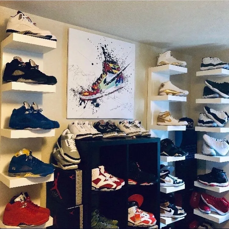 ABSTRACT SNEAKERS ART INSPIRED BY AIR JORDANS SNEAKERS //SNK-AJ04