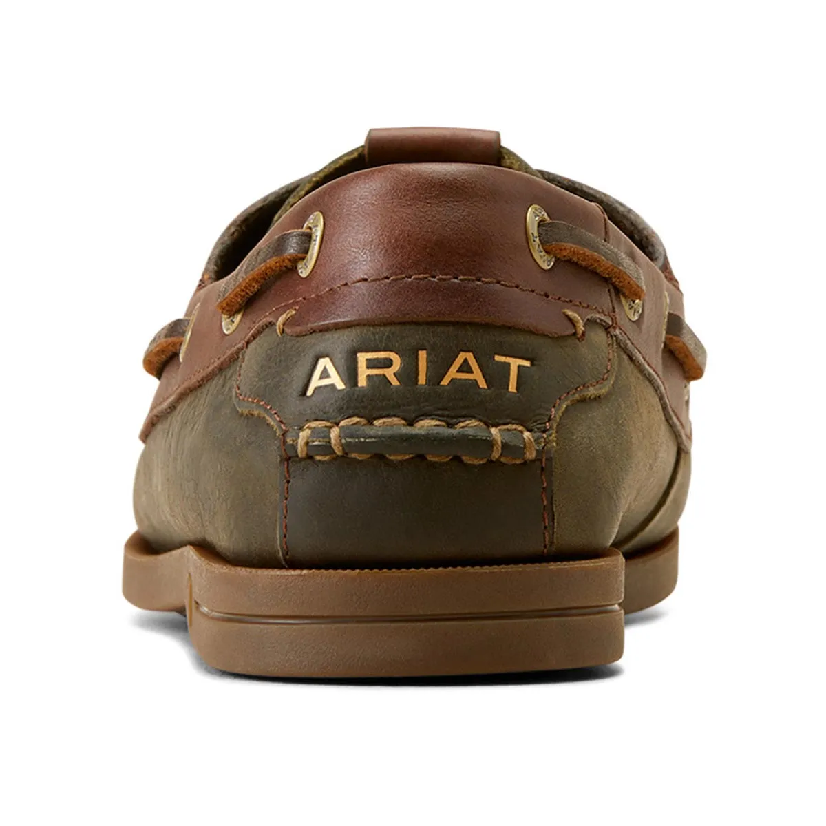 Ariat Women's Antigua Deck Shoe - Olive Night