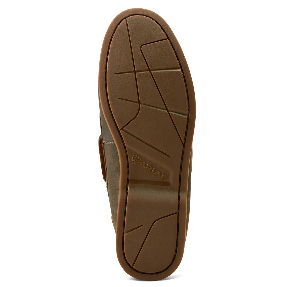 Ariat Women's Antigua Deck Shoe - Olive Night