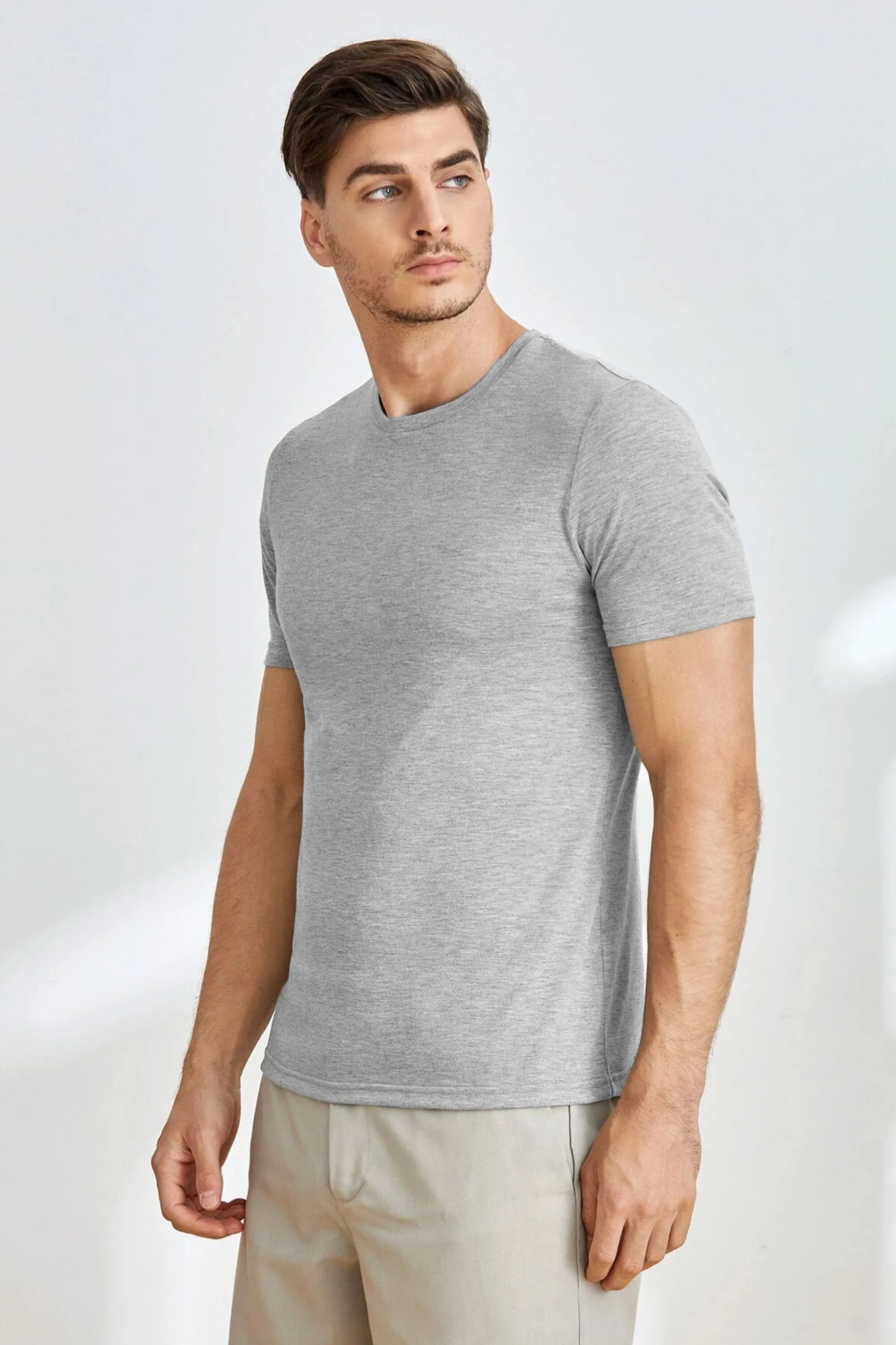 Athletic City Men's Crew Neck Short Sleeve Tee Shirt