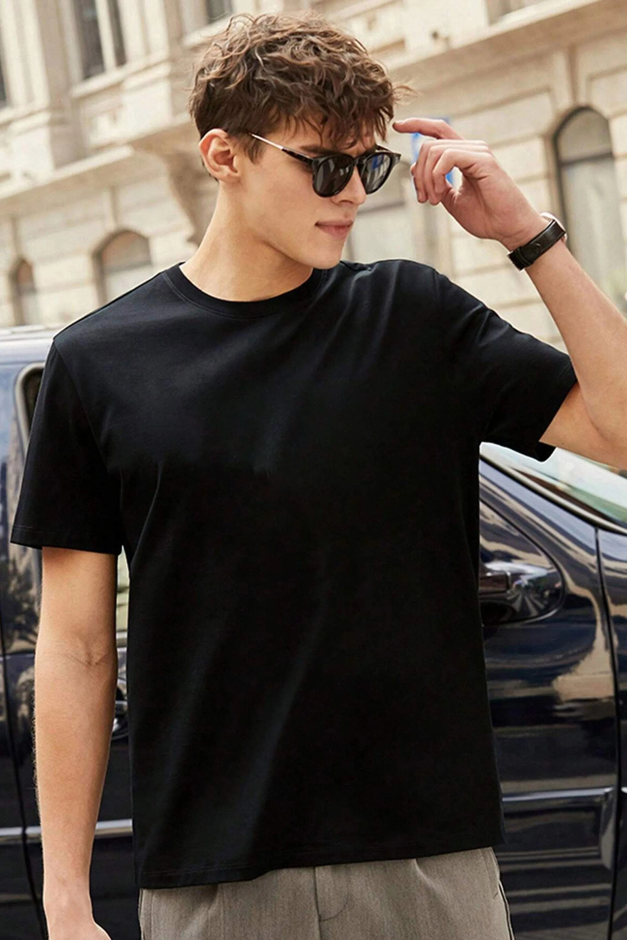Athletic City Men's Crew Neck Short Sleeve Tee Shirt