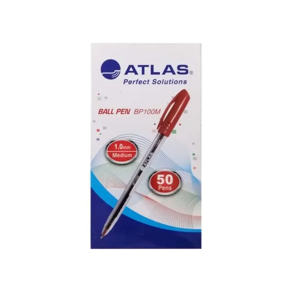 Atlas Ball Pen Red 1mm