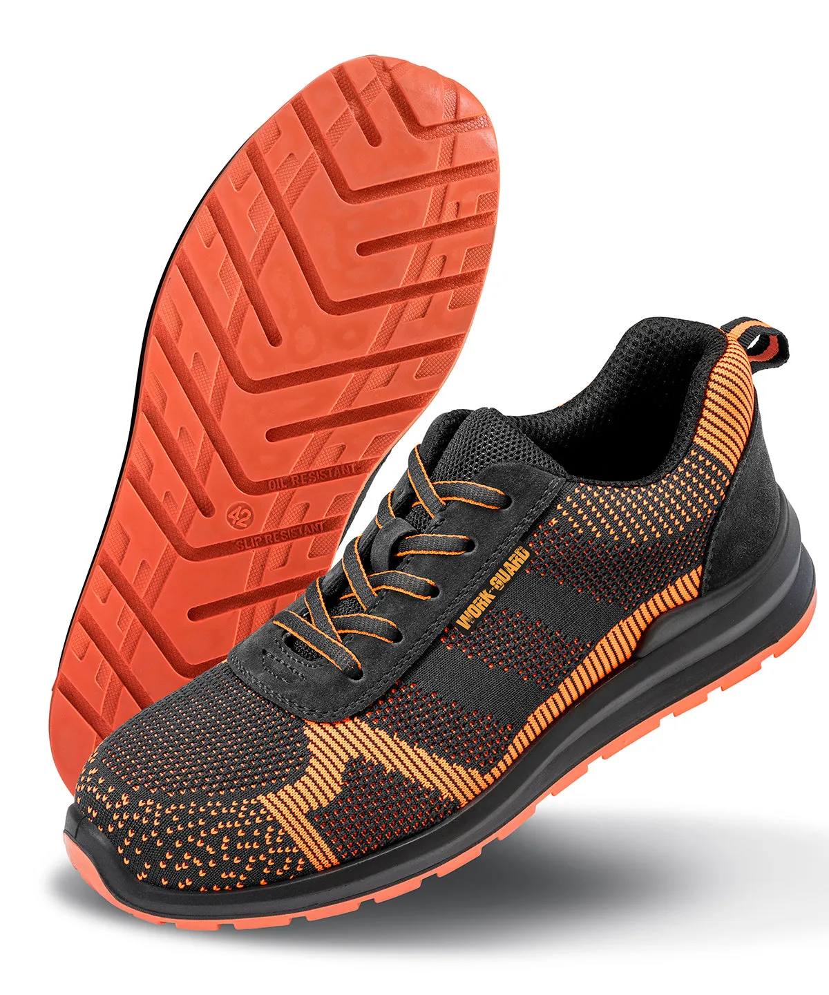 Black/Orange - Hardy safety trainer