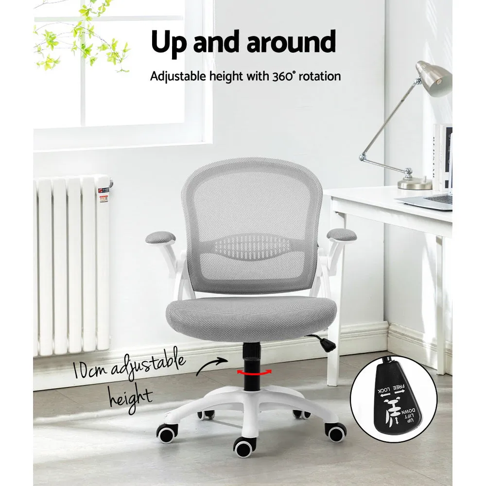 Breathable Mesh Office Chair, Mid Back, Adjustable, Artiss