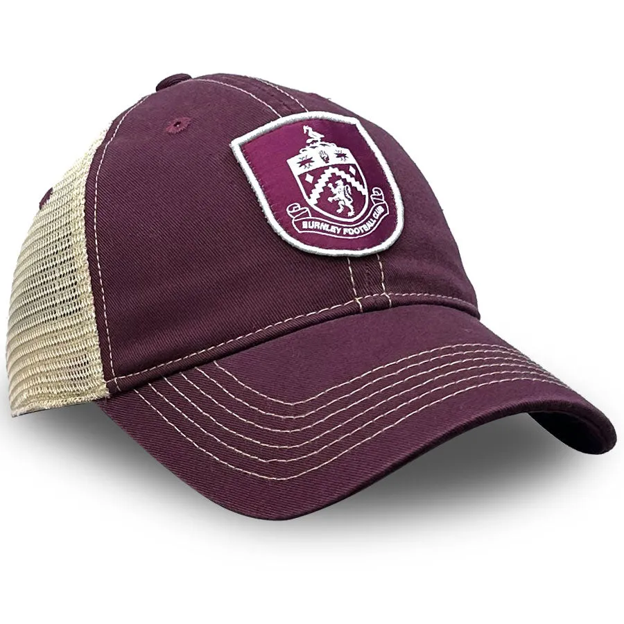Burnley FC Vintage Trucker Hat - Claret