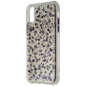 Case-Mate Genuine Flowers Hard Case for Apple iPhone X - Ditsy Petals Purple