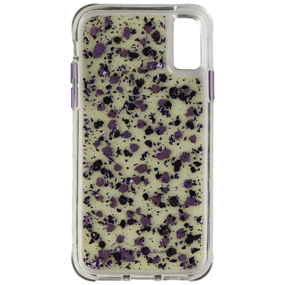 Case-Mate Genuine Flowers Hard Case for Apple iPhone X - Ditsy Petals Purple