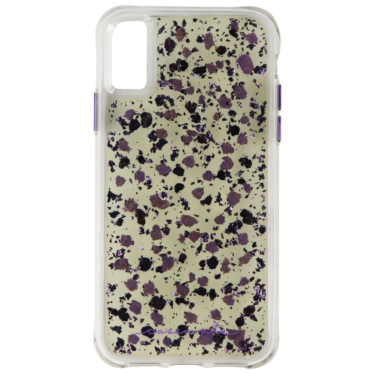 Case-Mate Genuine Flowers Hard Case for Apple iPhone X - Ditsy Petals Purple