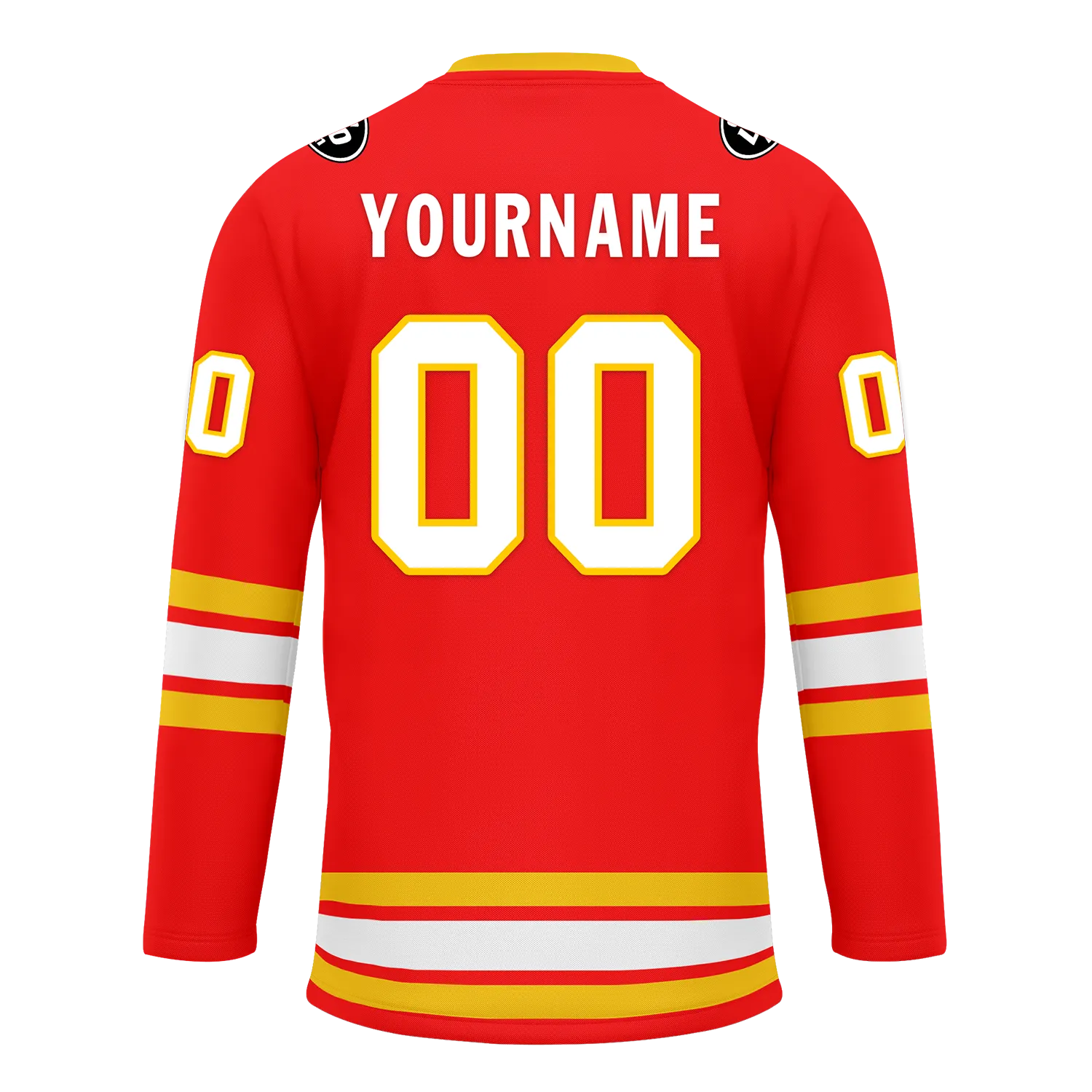 Custom Red Yellow Personalized Hockey Jersey HCKJ01-D0a70ce