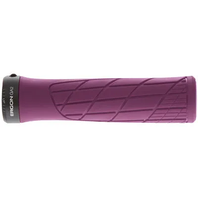Ergon Grips,Ga2 Purple Reign W/Replcble Endplug Ga2  Gripstape