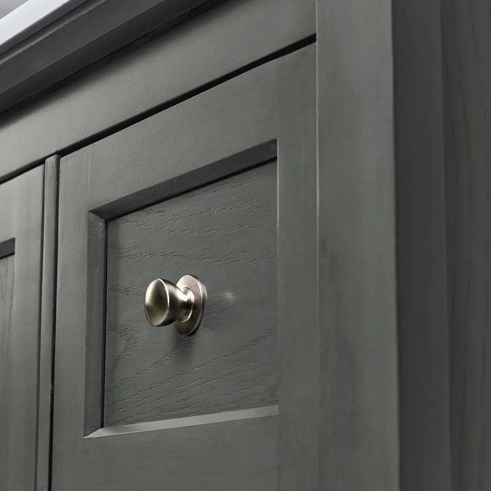 Fresca FCB2340VG-CWH-U Manchester Regal 42" Gray Wood Veneer Traditional Bathroom Cabinet with Top & Sink