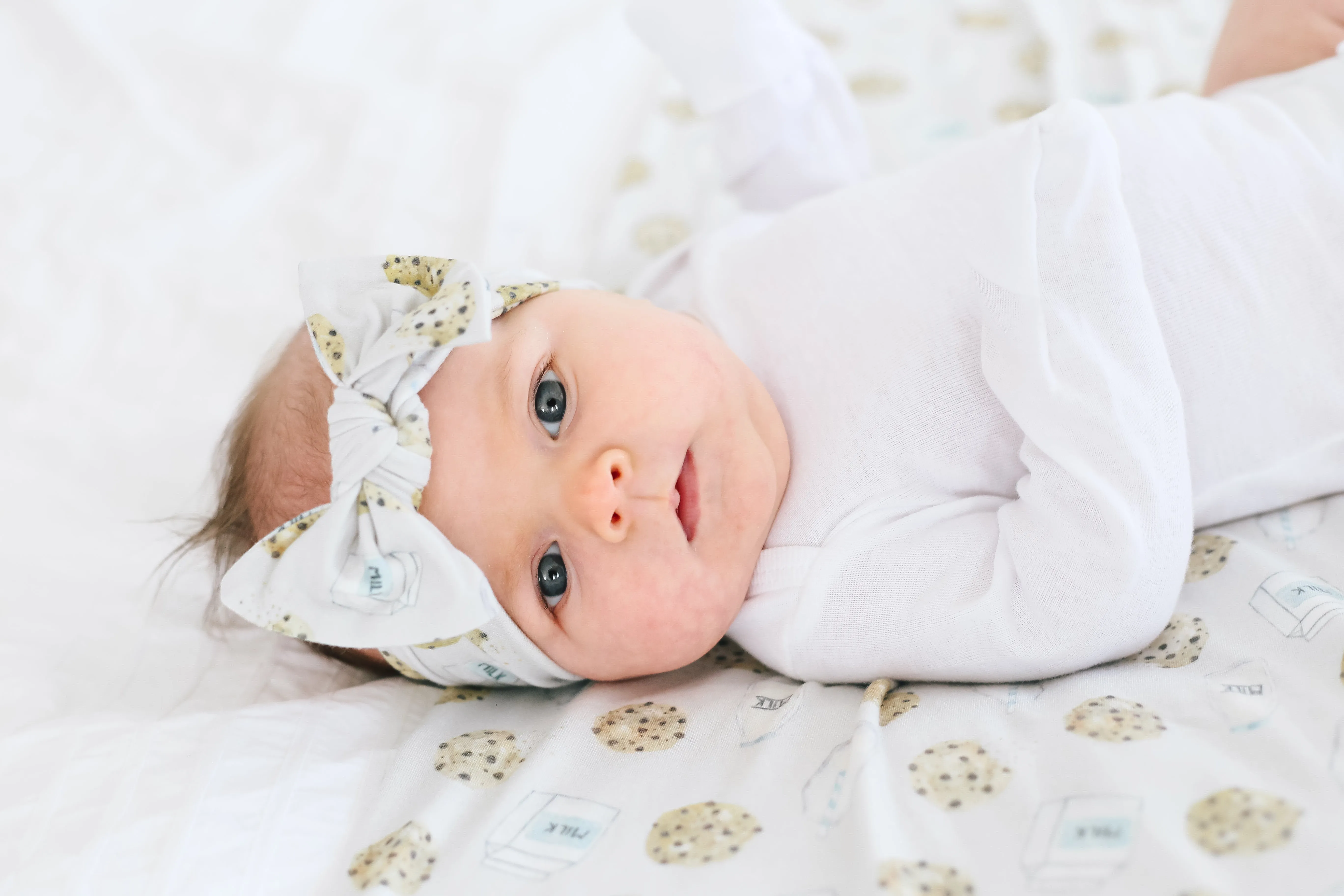 Knit Headband Bow - Chip
