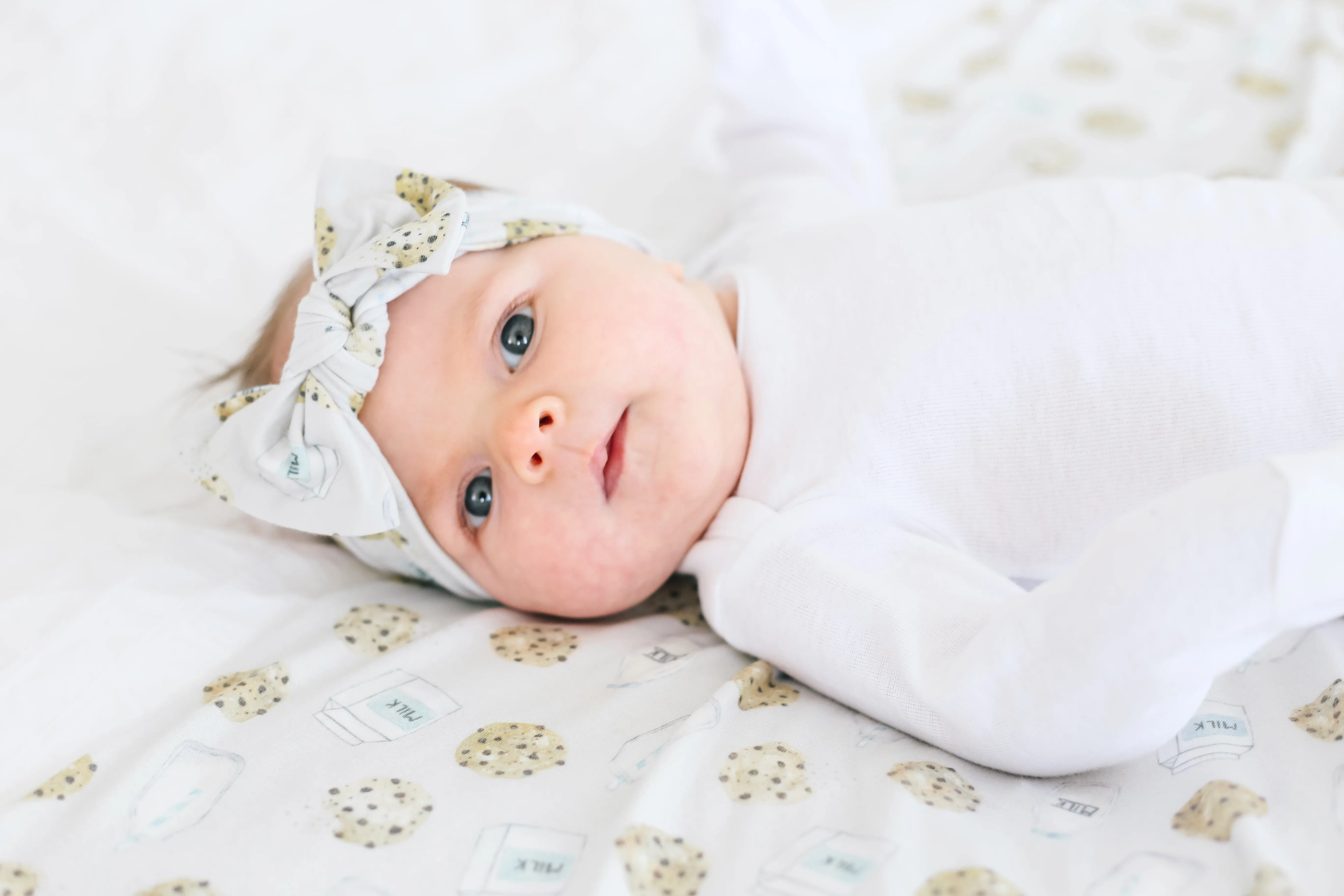 Knit Headband Bow - Chip