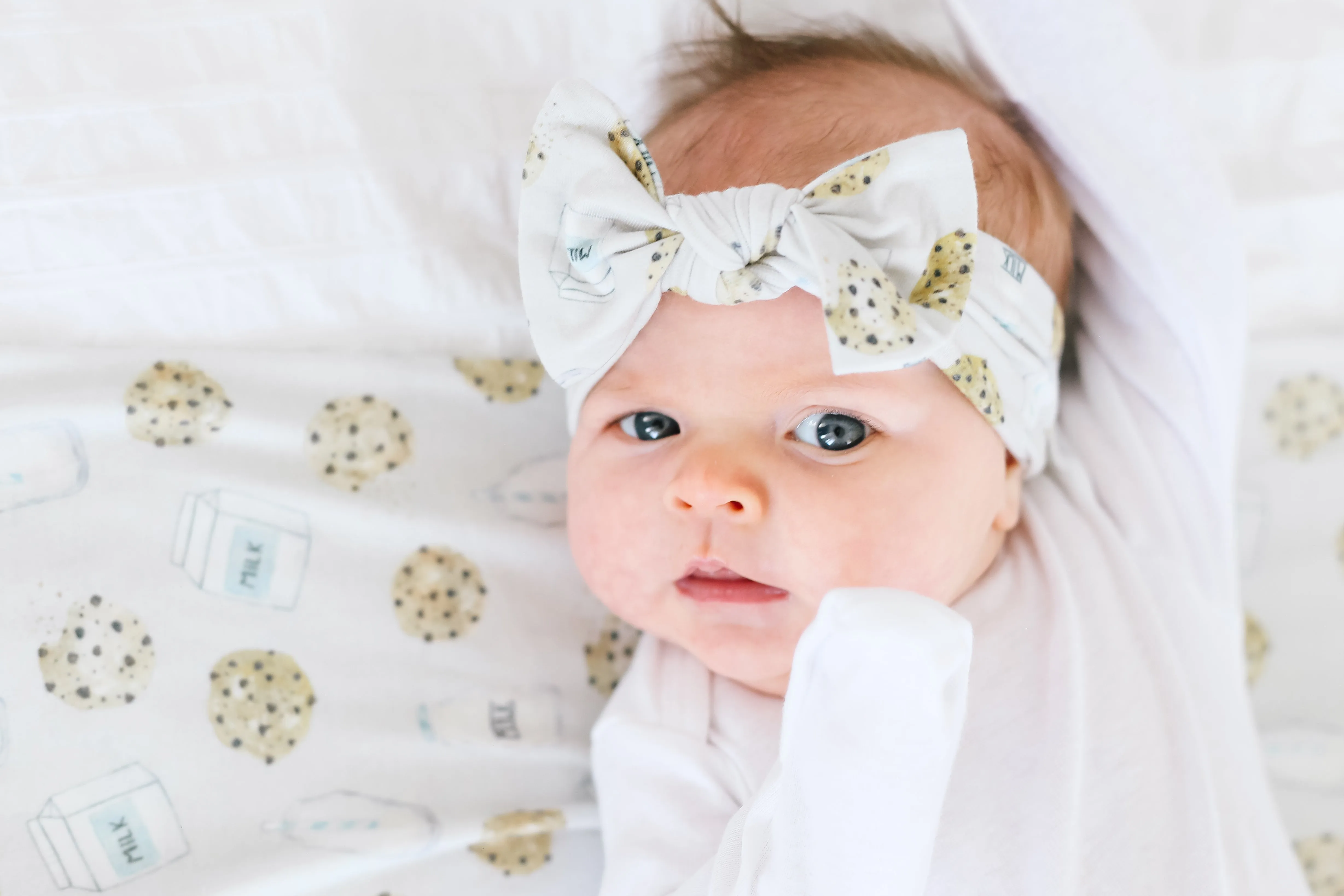 Knit Headband Bow - Chip