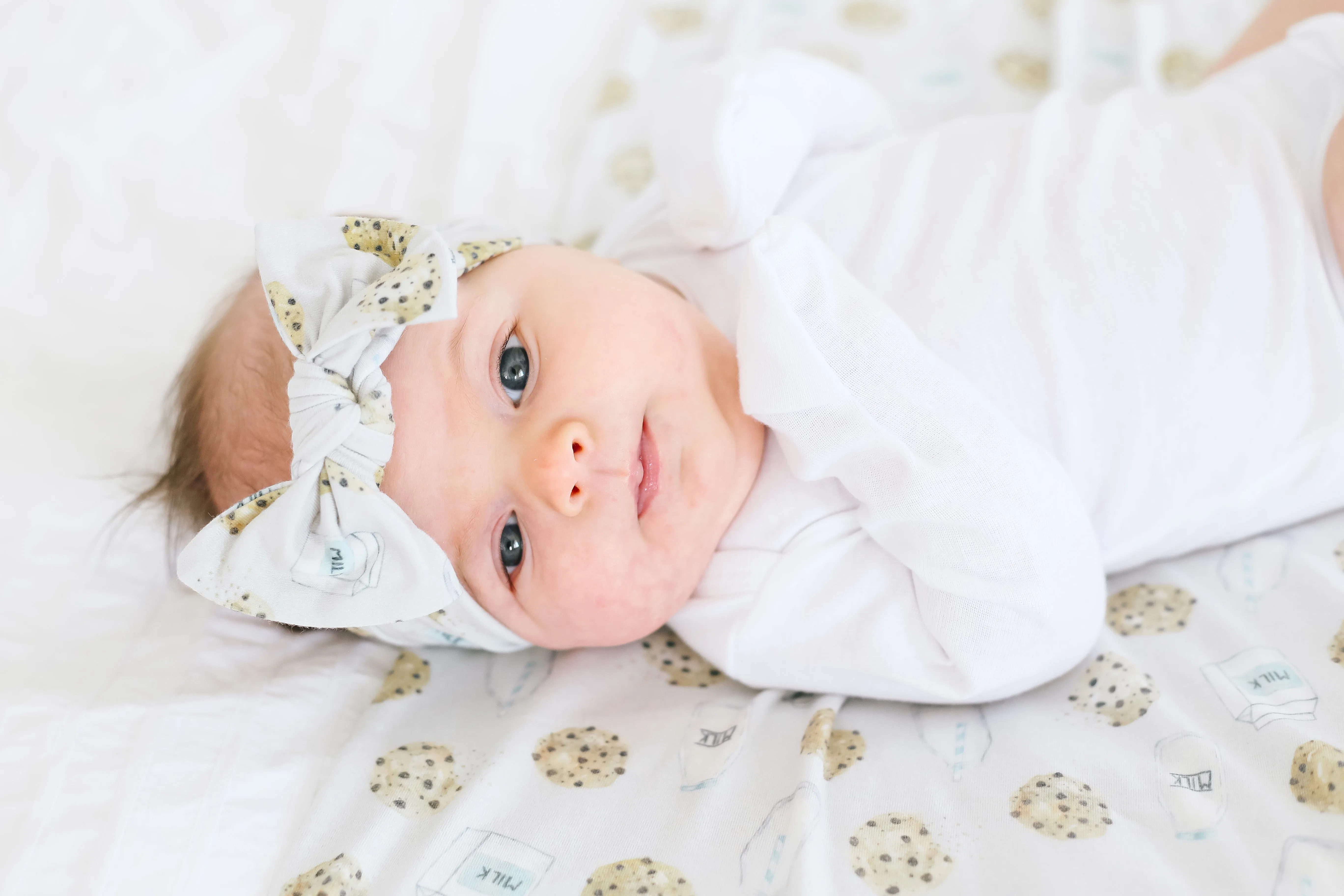 Knit Headband Bow - Chip