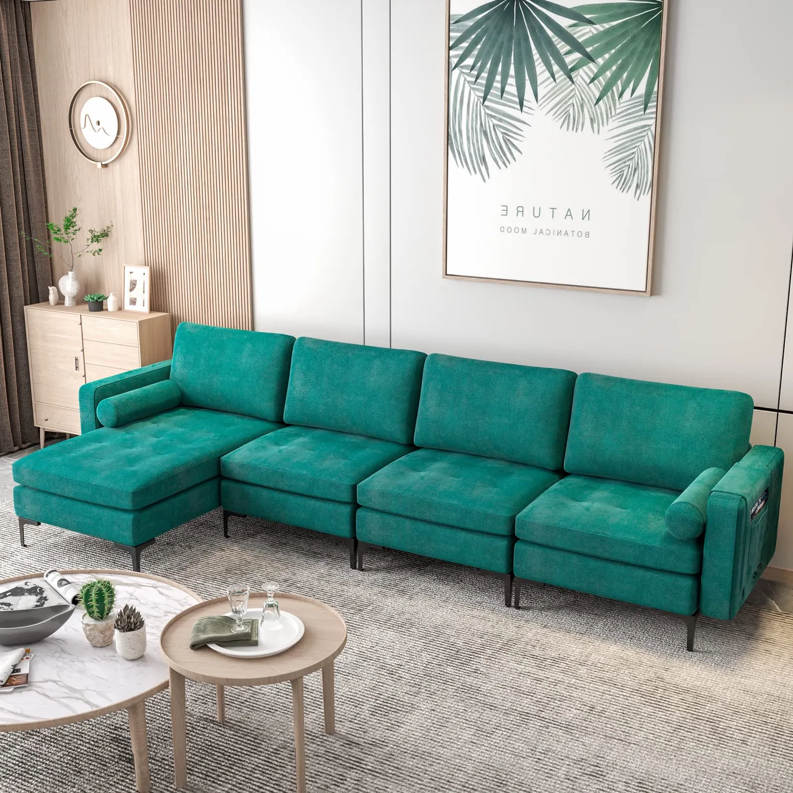 KOMFOTT Heavy Duty Sleeper Sofa Couch for Living Room