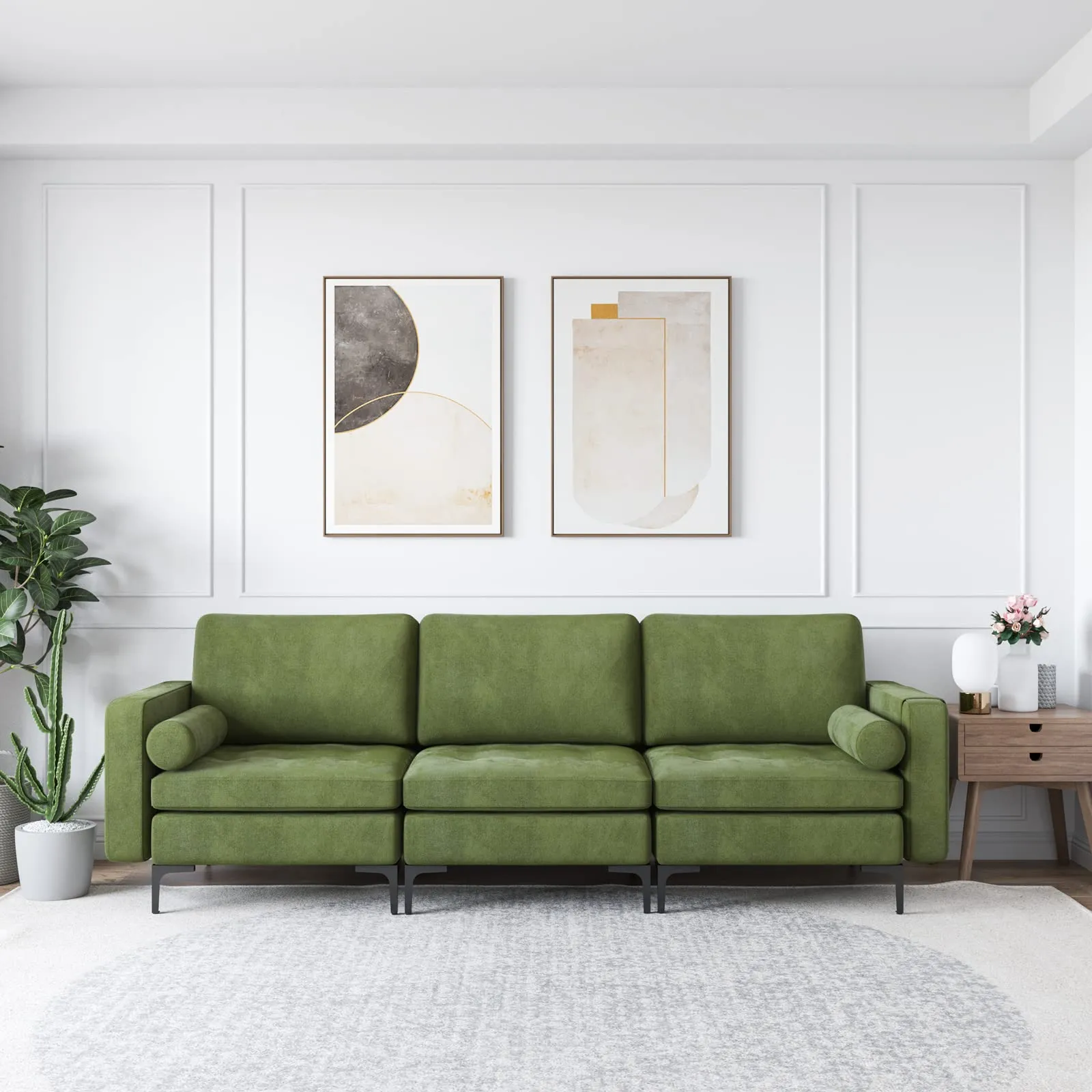 KOMFOTT Heavy Duty Sleeper Sofa Couch for Living Room