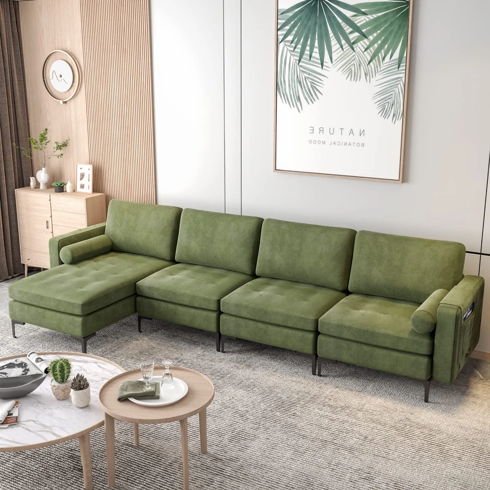 KOMFOTT Heavy Duty Sleeper Sofa Couch for Living Room