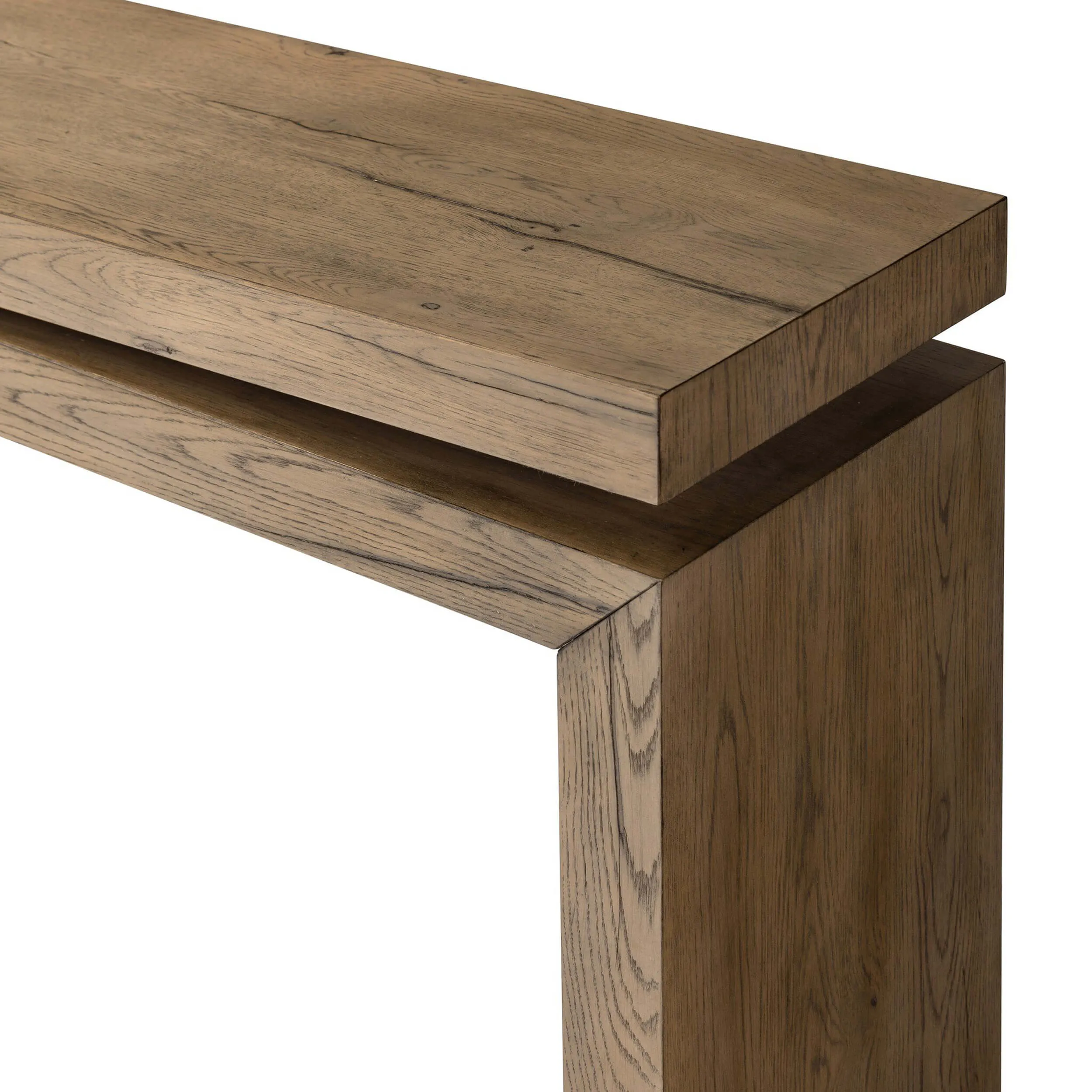 Matthes Console Table, Rustic Grey