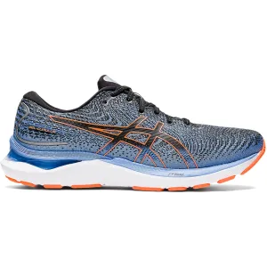 Men's Asics GEL-Cumulus 24, Black/Shocking Orange, 11 2E Wide