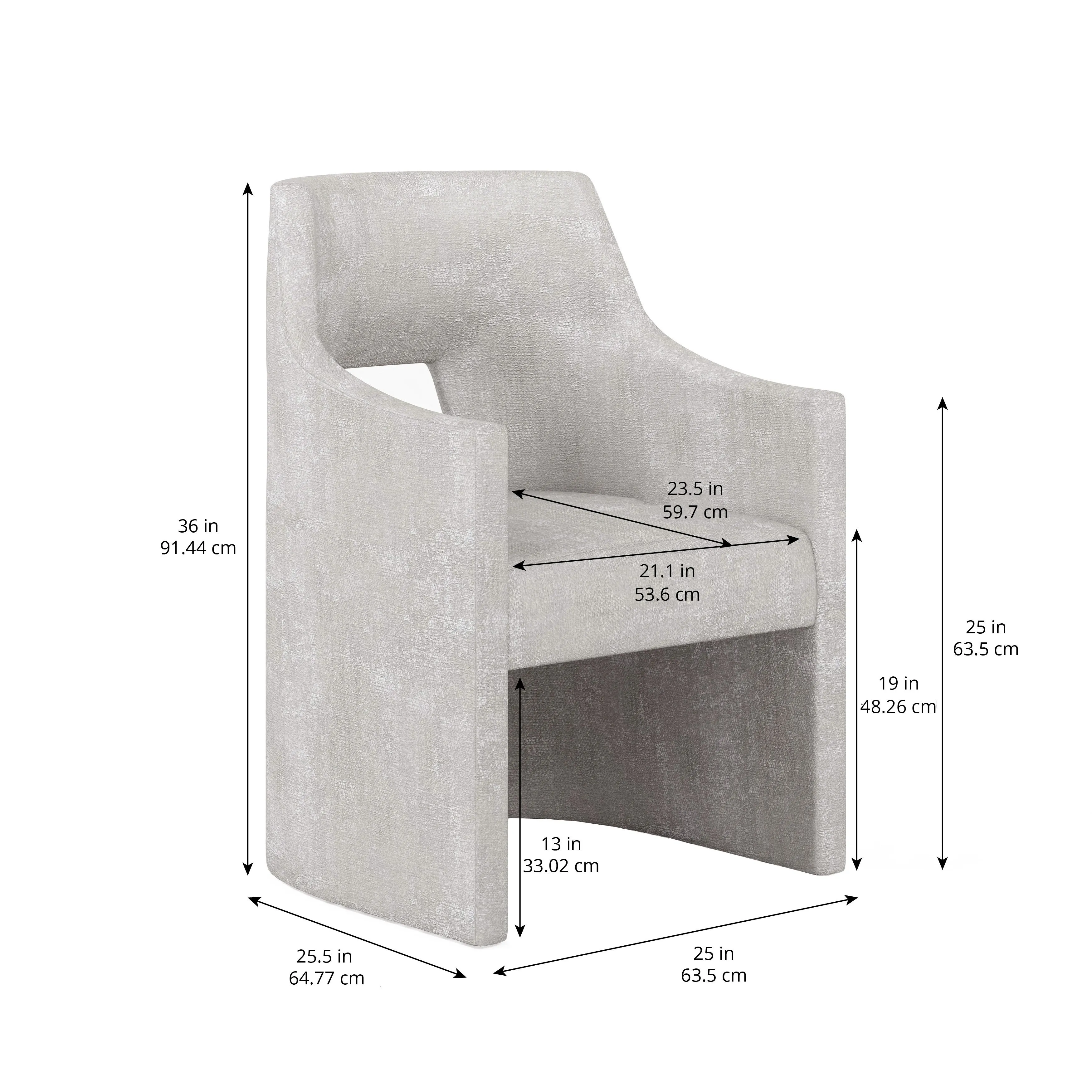 MEZZANINE Dove Grey Wood Dining Chair