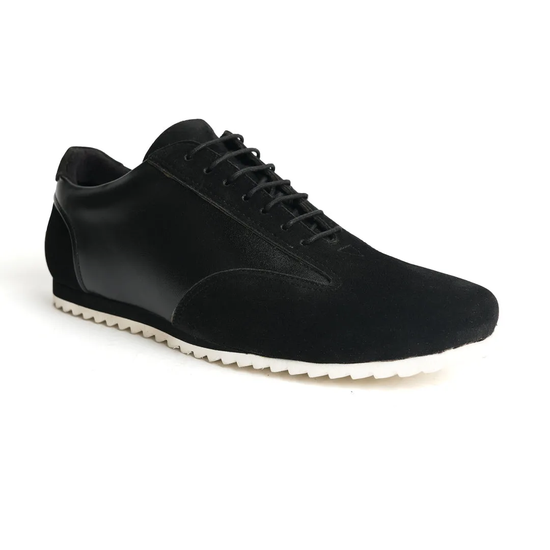 Monkstory Black Dual-Tone Smart Sneakers