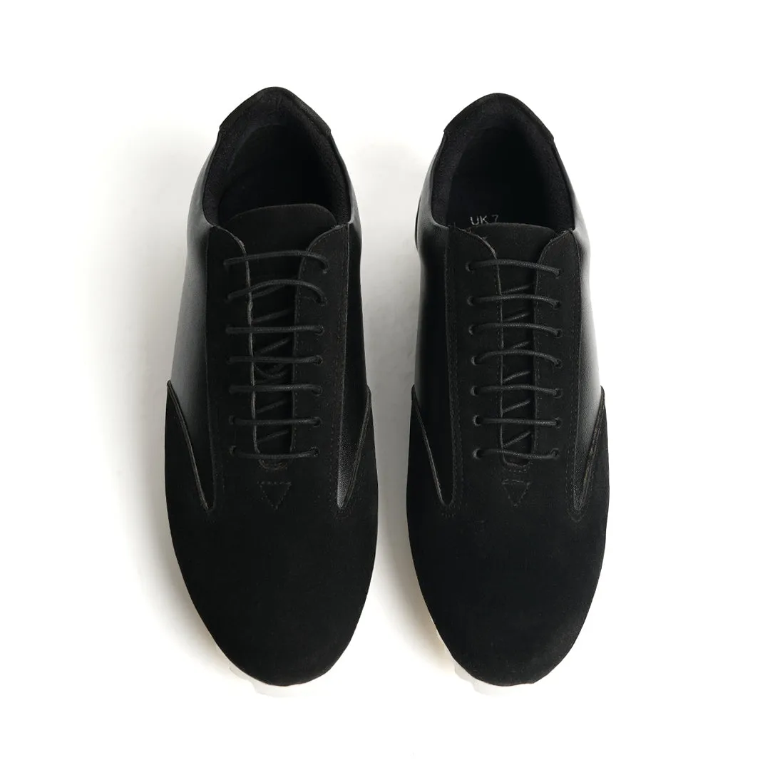 Monkstory Black Dual-Tone Smart Sneakers