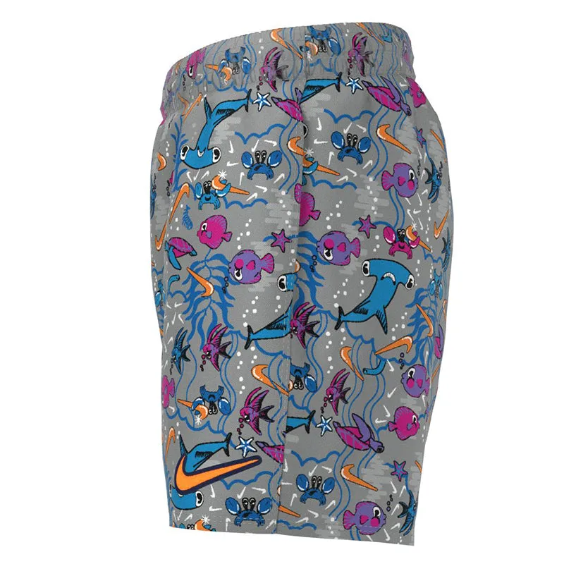 Nike - Boy's Sea Friends Lap 4' Volley Short (Particle Grey)