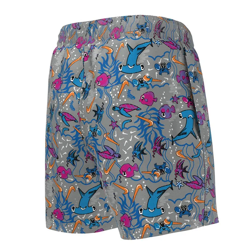 Nike - Boy's Sea Friends Lap 4' Volley Short (Particle Grey)