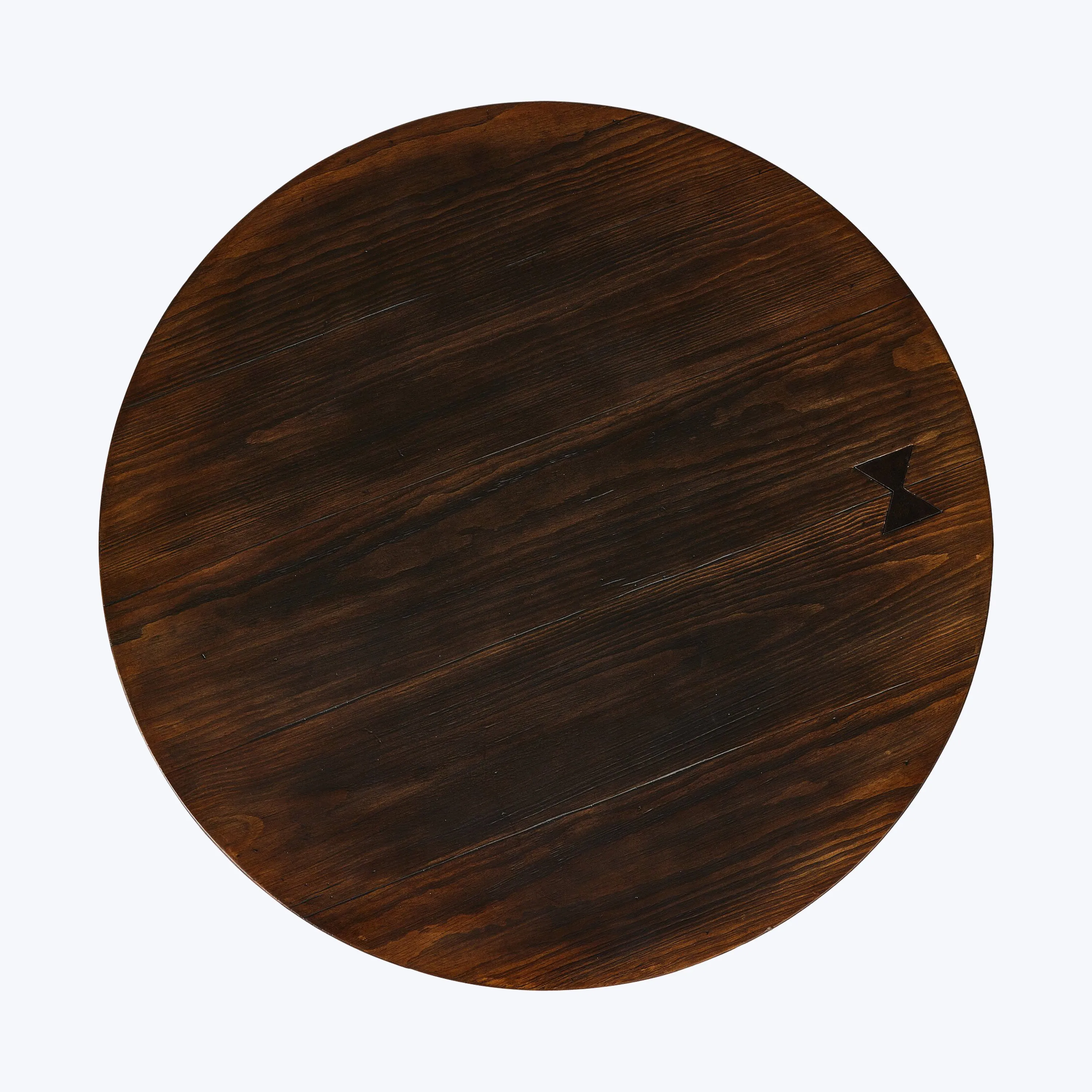 Nostalgia Distressed Espresso Side Table