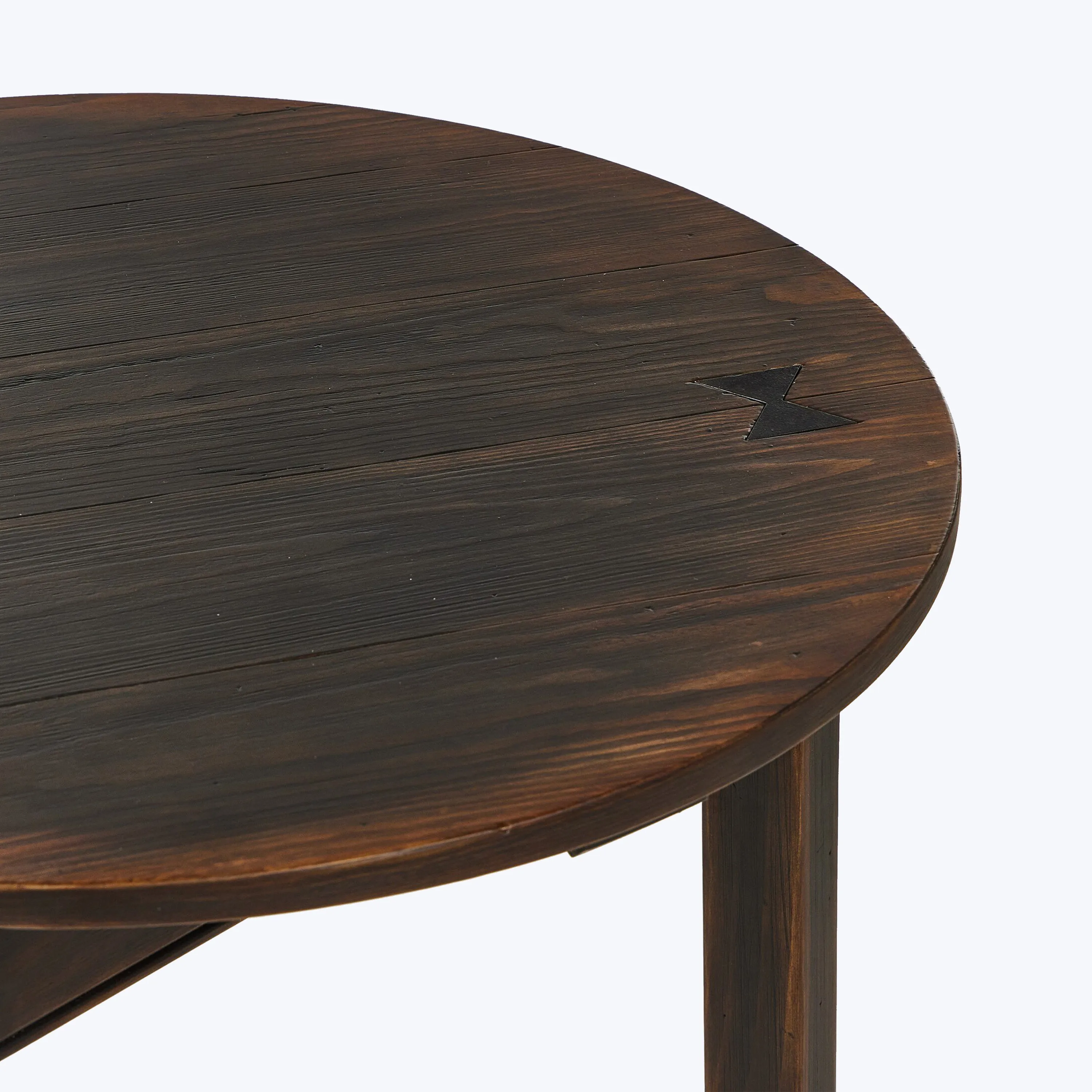 Nostalgia Distressed Espresso Side Table