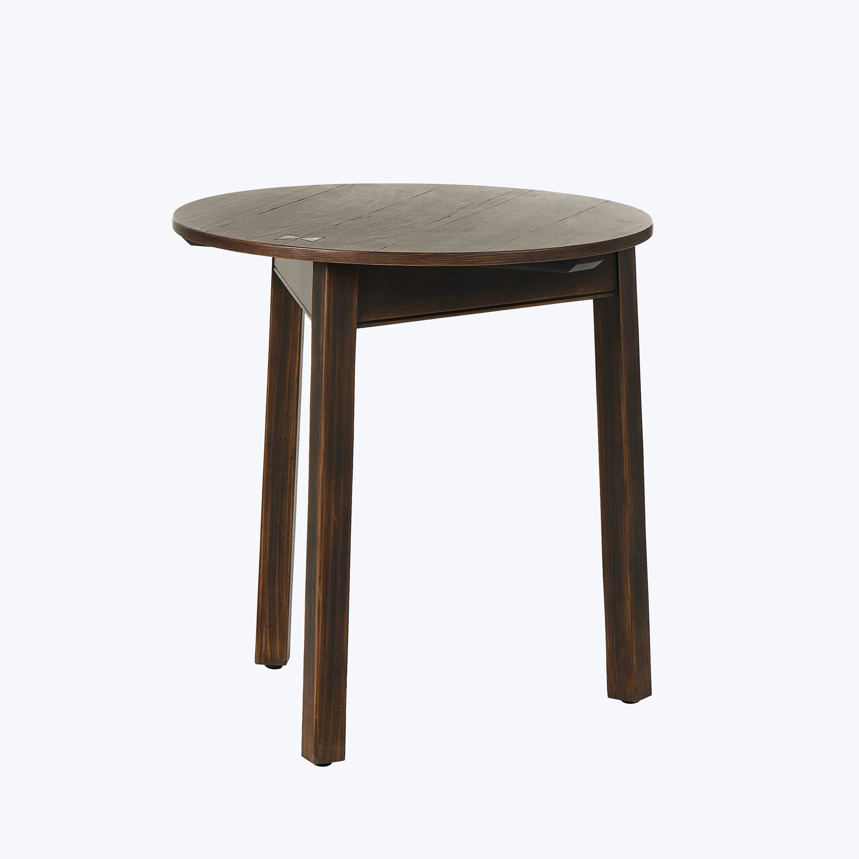 Nostalgia Distressed Espresso Side Table
