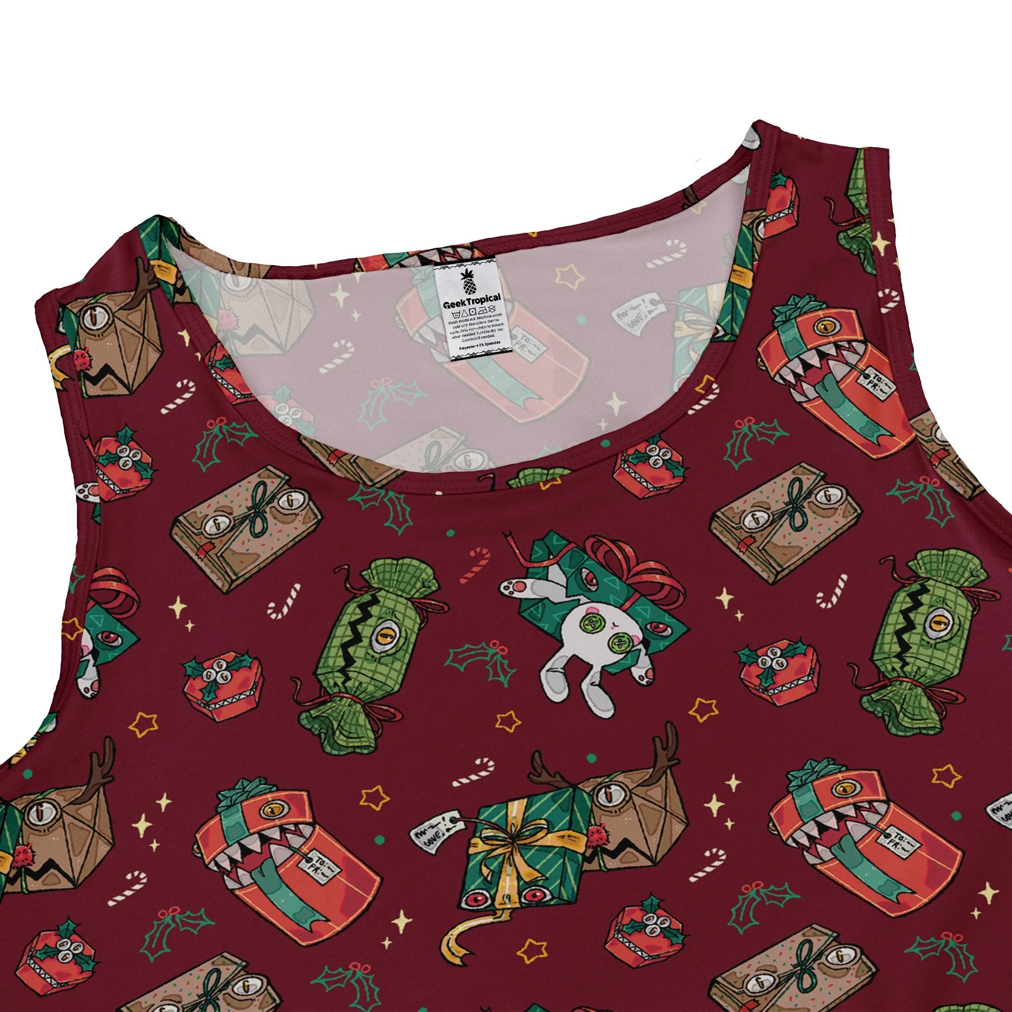 Present Mimics Red Dress