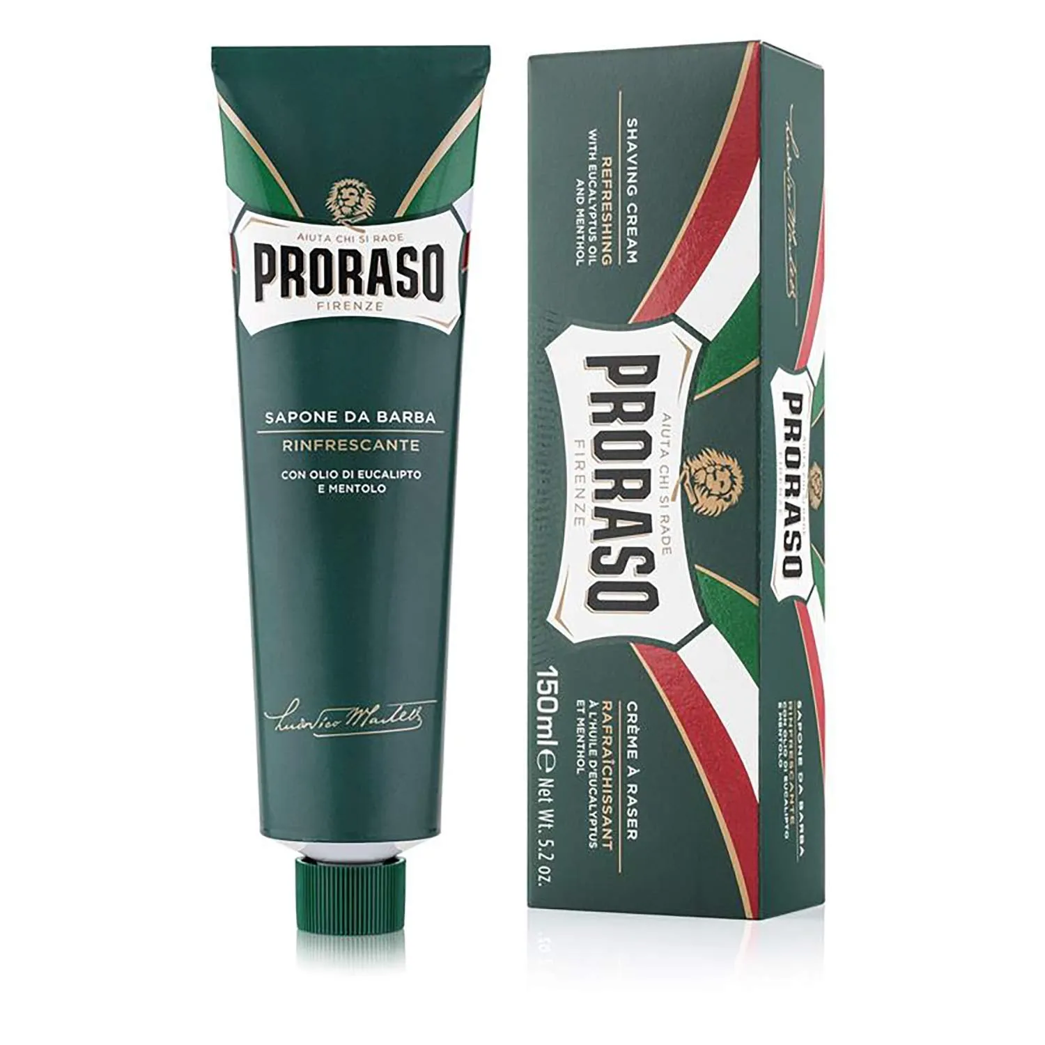 Proraso Green Shaving Cream Tube Refreshing