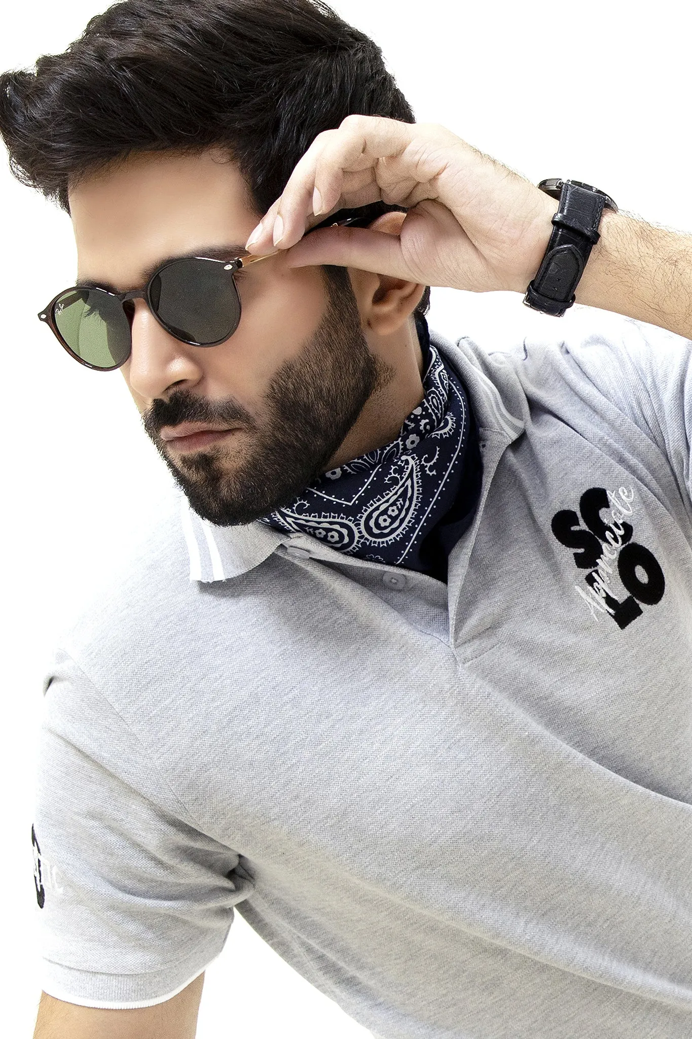Sclo Grey Polo - S20 - MP0029R