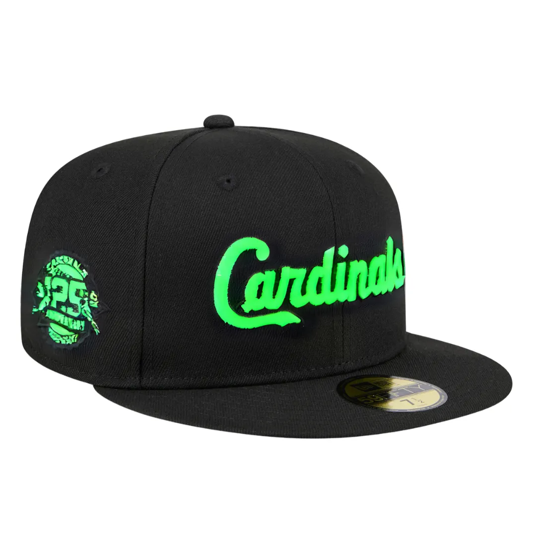St. Louis Cardinals MLB Black Glow 59FIFTY