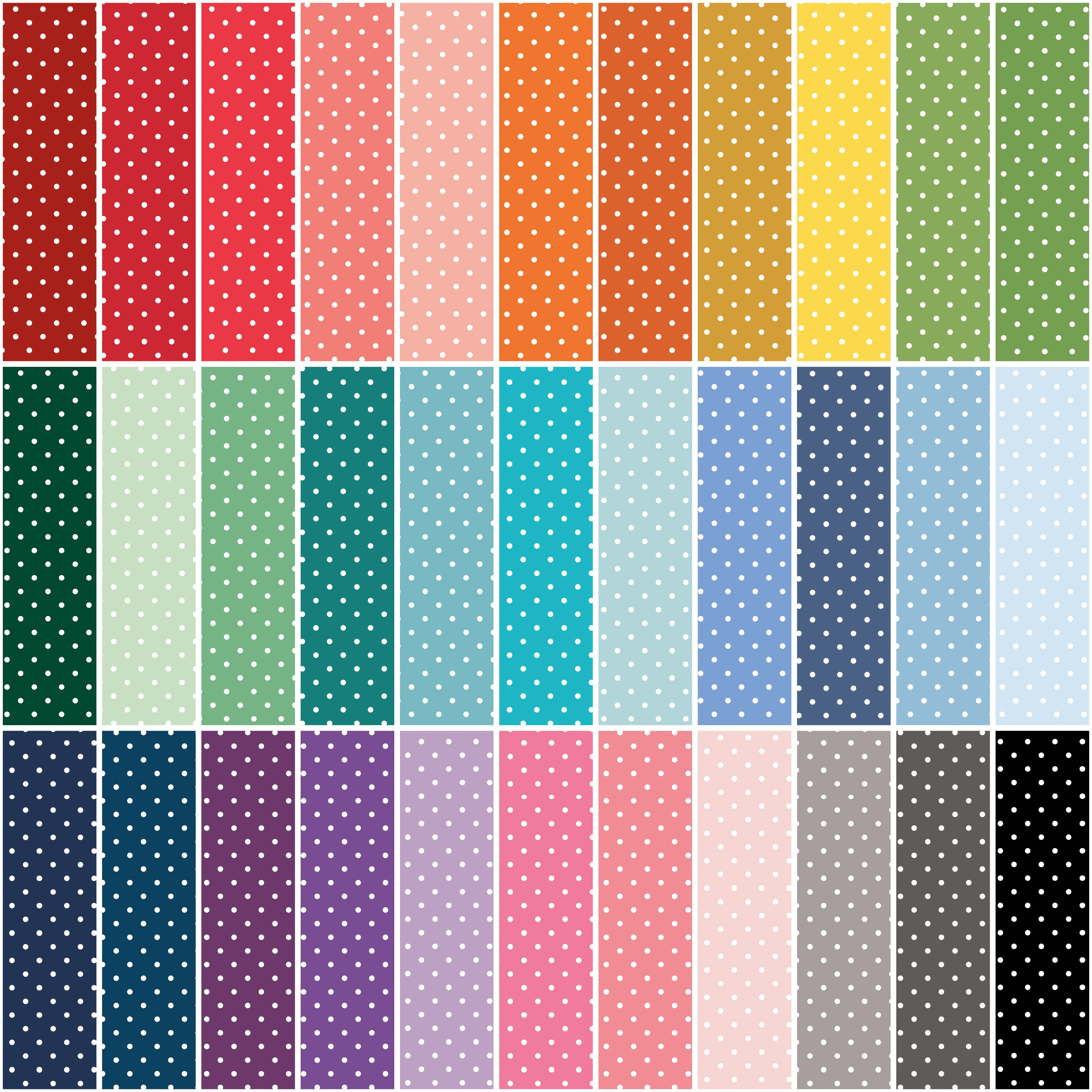 Swiss Dot | Color Fat Quarter Bundle by Riley Blake | 33 pcs
