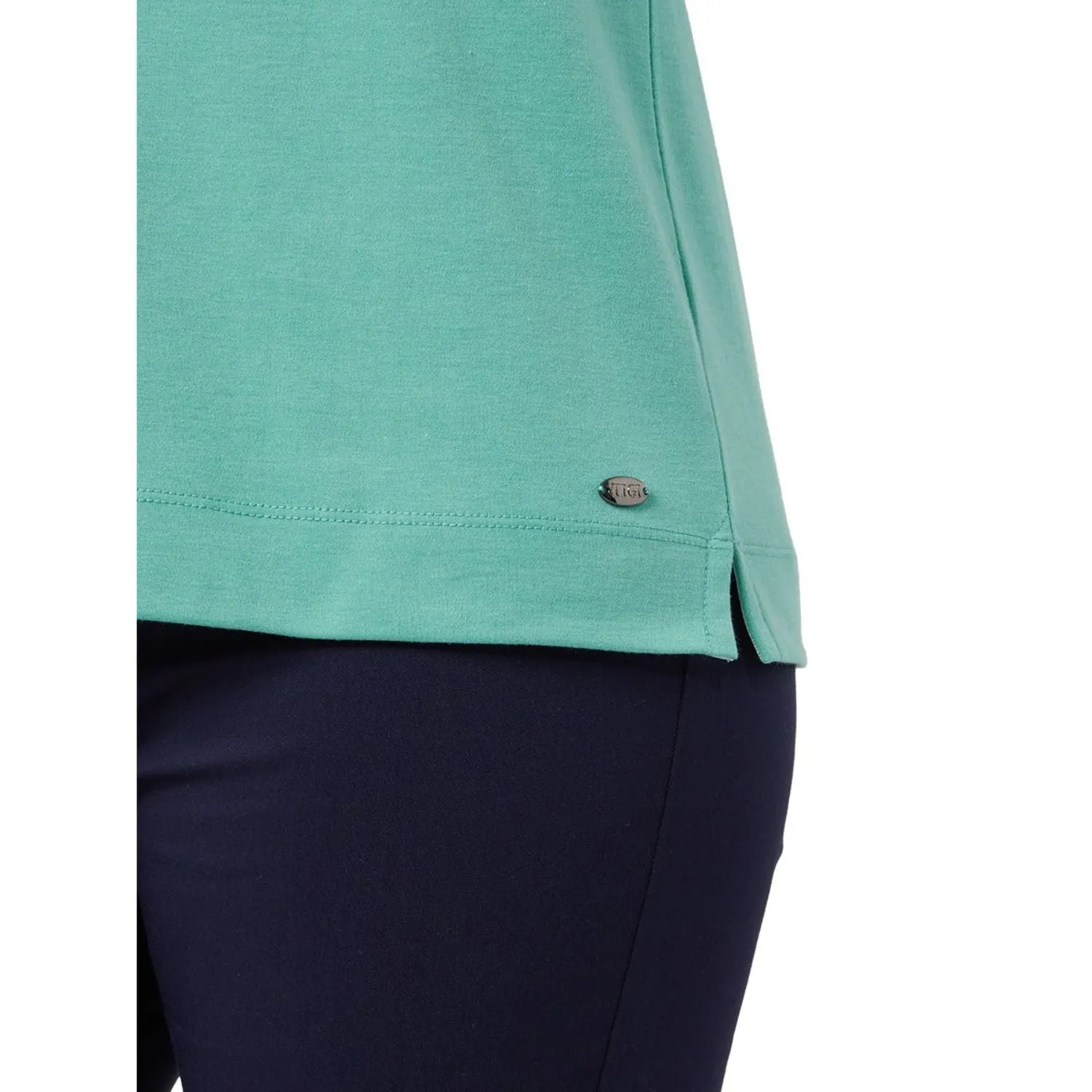 TIGI 18/20 Green Eco Leaf Placement Print Top