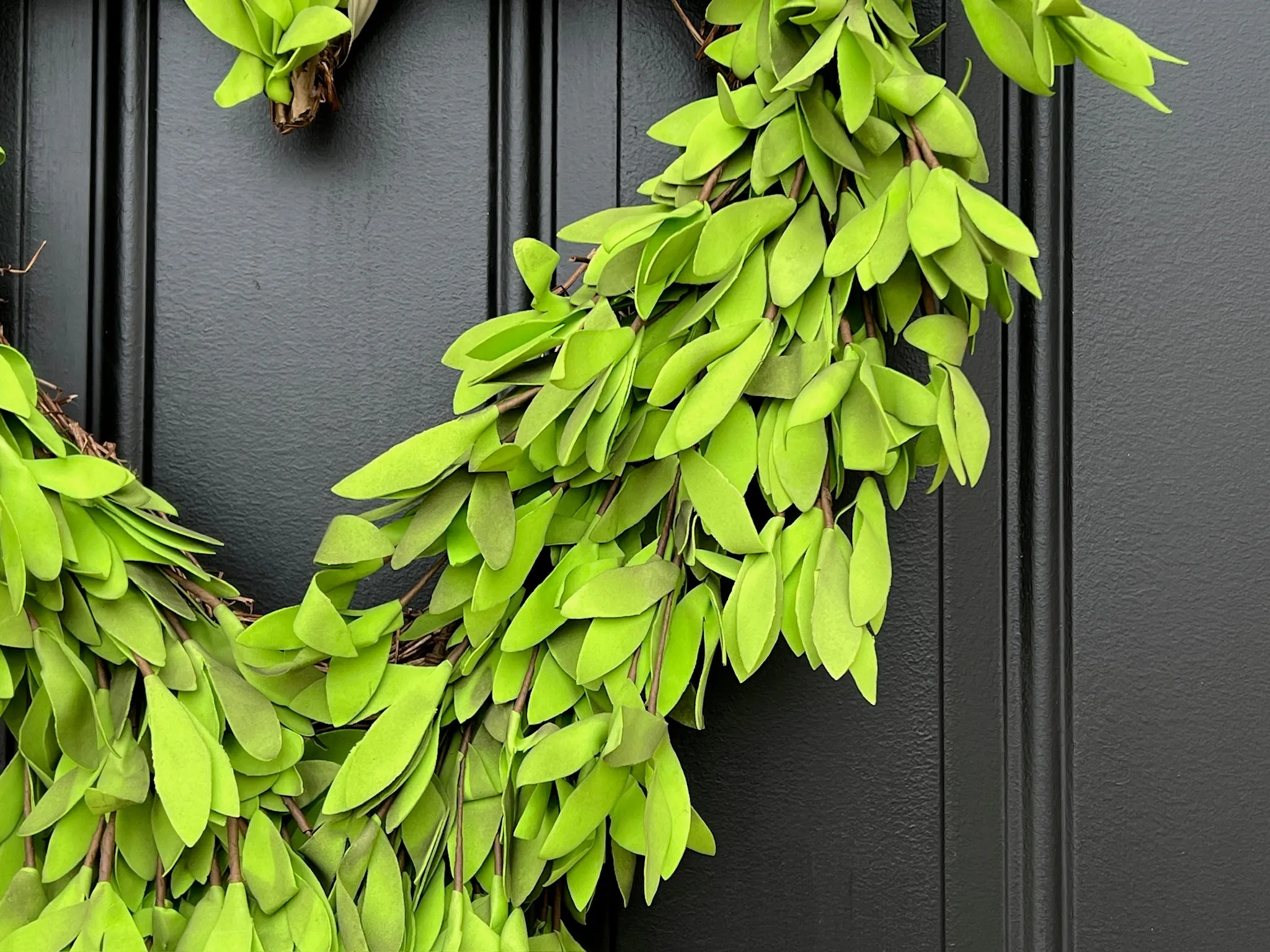 Wedding Faux Dried Boxwood Heart