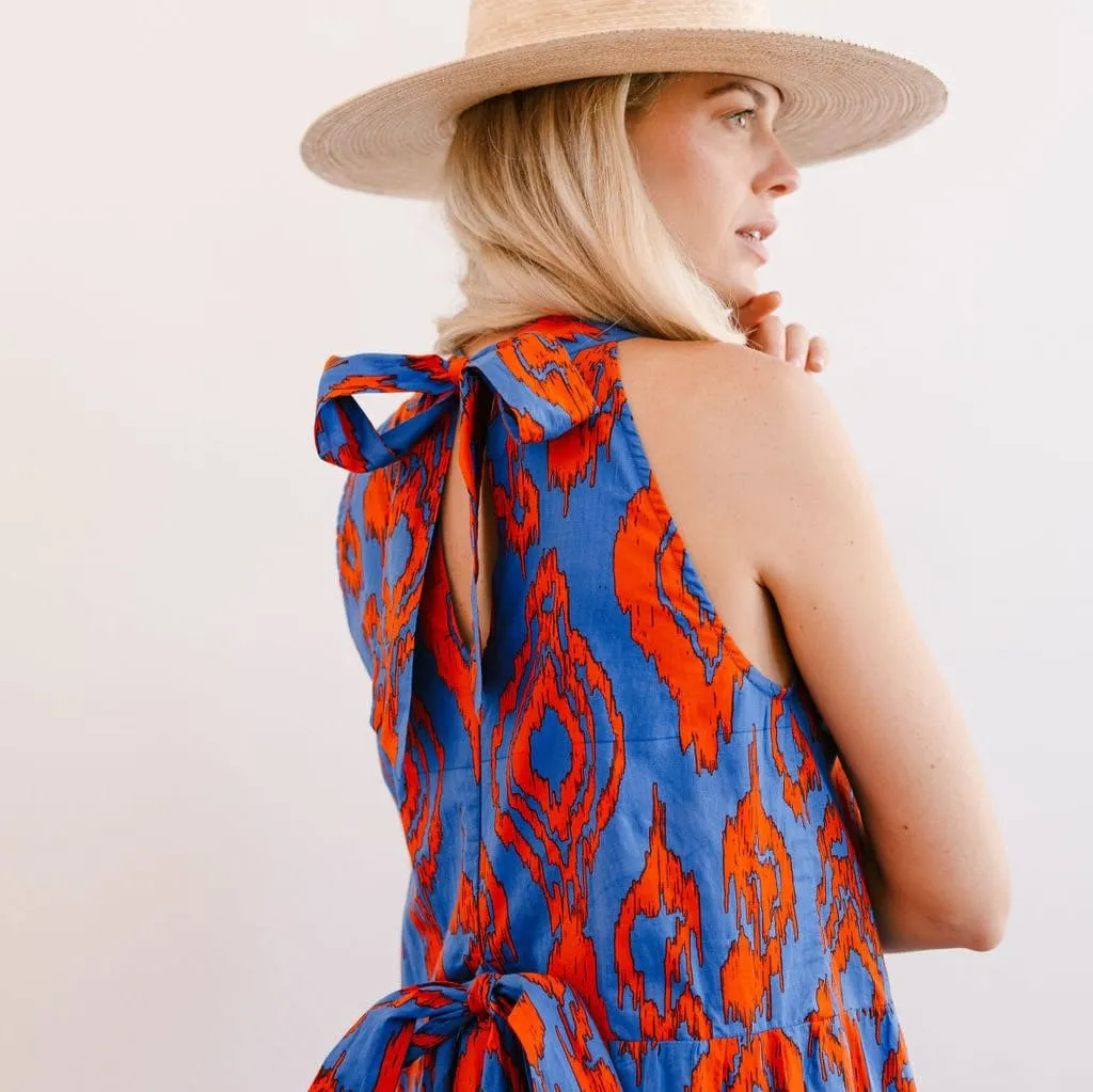 Zicatela Ikat Maiz Dress